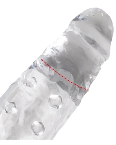 Gaine de pénis Clear piky dick 22 x 5cm sextoys et accessoires sur La Boutique du Hard