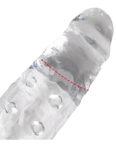 Gaine de pénis Clear pik dick 19 x 5cm sextoys et accessoires sur La Boutique du Hard