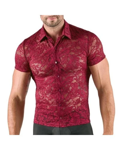 Chemise en dentelle Kalispa Bordeaux sextoys et accessoires sur La Boutique du Hard
