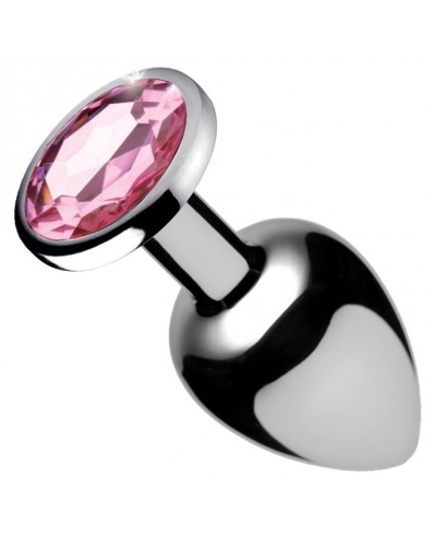 Plug bijou Gem Rose 8 x 4 cm