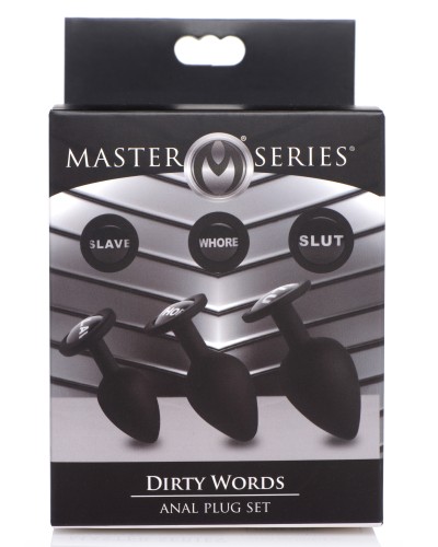 Kit de 3 plugs Dirty Words