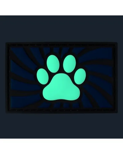 Tag Paw avec scratch Bleu