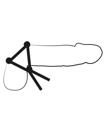 Cockring ajustable Multi Lasso 3 Billes