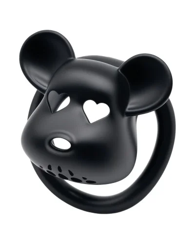 Cage de chasteté Bear Lock 5 x 3.1 cm Noire