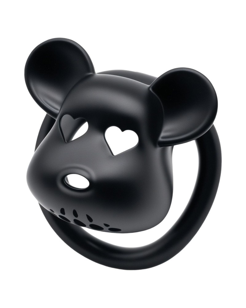 Cage de chasteté Bear Lock 5 x 3.1 cm Noire
