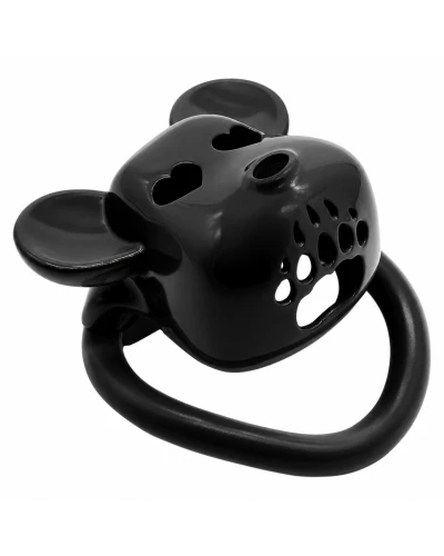 Cage de chasteté Bear Lock 5 x 3.1 cm Noire