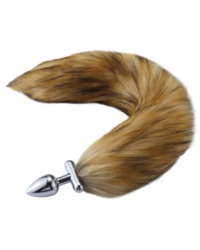 Plug queue de renard convertible bijou Foxy roxy queue 39cm beige