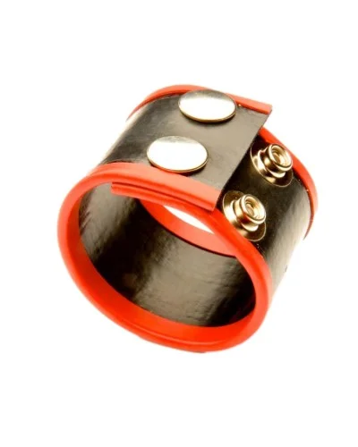 Ballstretcher Rubber 2 Pressions Rouge