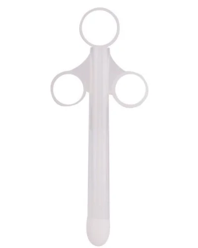 Lot de 2 Pipettes à lubrifiant Shoot perfect 10ml Blanc Insertion 10 x 1.5cm