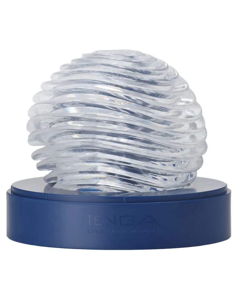 Masturbateur Tenga Geo Transparent - Aqua