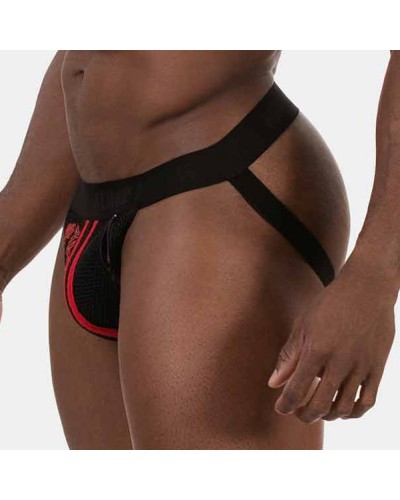 Jockstrap Let's Play Noir-Rouge