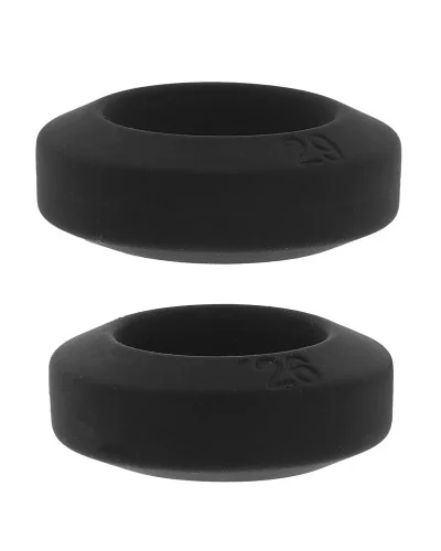 Lot de 2 Cockrings Double Stackers 26-29mm