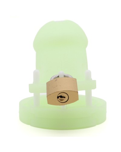 Cage de chasteté phosphorescente Phoscock M 10.5 x 2.7cm