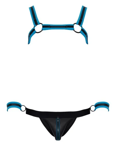 Harnais Jock Oulys Noir-Bleu