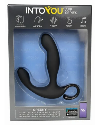 Stimulateur prostatique vibrant Greeny 10 x 2.5cm