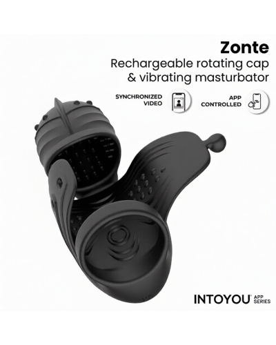 Masturbateur connecté Zonte Vibrations-Rotations