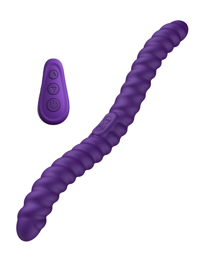 Double gode vibrant Wormsnake 16 x 3cm