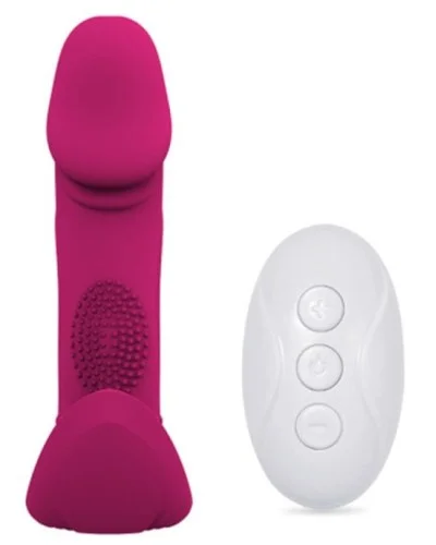 Double stimulateur Doblevibes rose 11 x 3cm