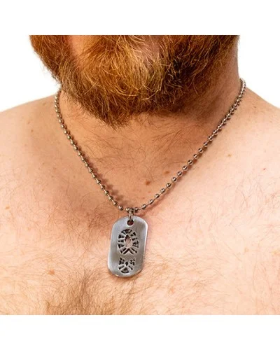 Plaque DogTag Kink Boot 4.5 x 2.5cm