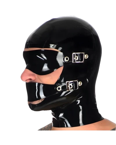 Cagoule en latex Blindmute