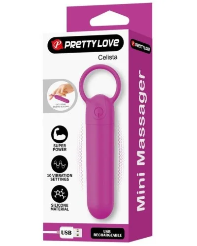 Mini Vibro Celista Rose 6 x 1.8cm