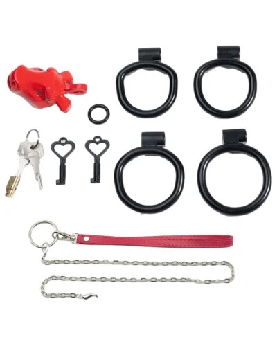 Cage Minodick 6 x 3 cm Rouge