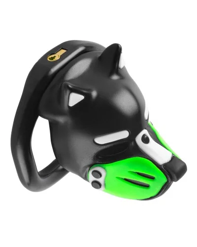 Cage Puppy 4.5 x 3.2 cm Noir-Vert