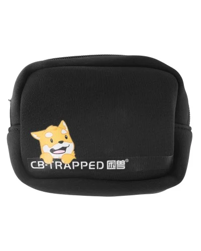 Cage Puppy 4.5 x 3.2 cm Noir-Orange