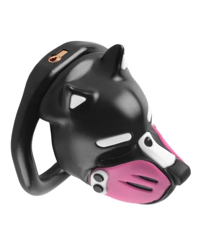Cage Puppy 4.5 x 3.2 cm Noir-Rose