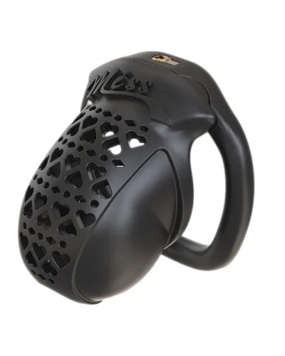 Cage Miss Heart 6.5 x 3.1 cm Noire