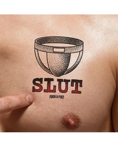 Tatouage temporaire Slut 9 x 7cm