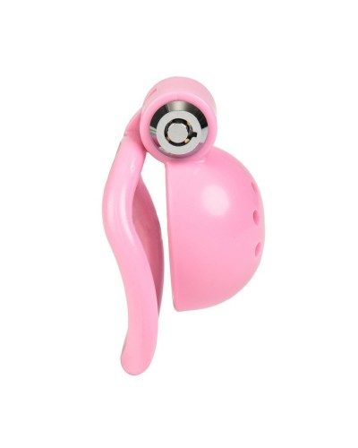 Cage courte Round Lock 4 x 3.5 cm Rose