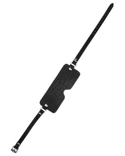Masque Sm Motif Croco Feros Noir