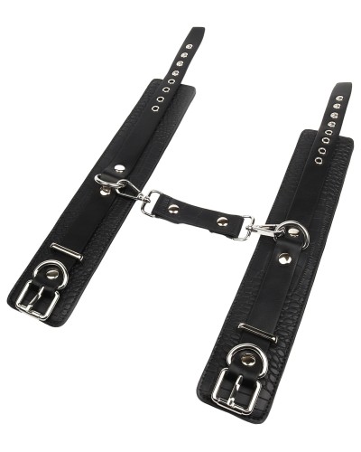 Menottes de chevilles - motif Croco Feros Noires
