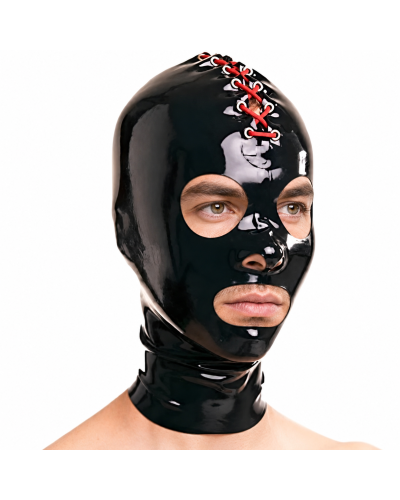 Cagoule en latex Redlace