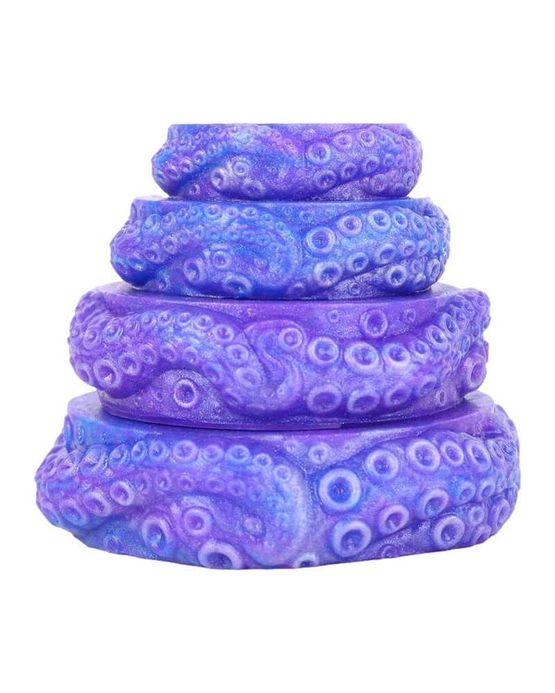 Lot de 4 Cockrings Oktopus Violets
