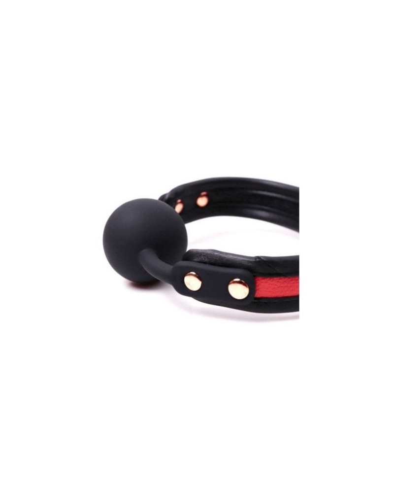 Bâillon boule silicone Colorsband gag 41mm Rouge