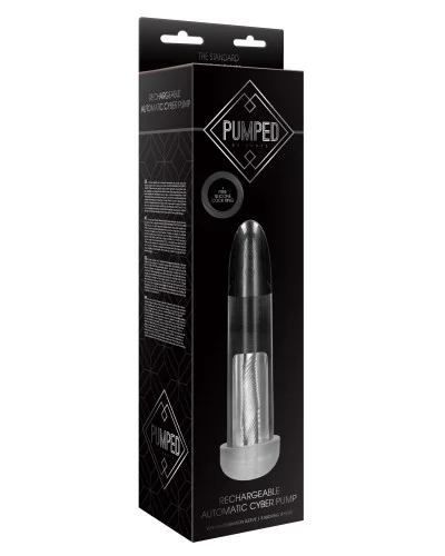 Pompe pour pEnis + Masturbateur Cyber Pump 22 x 6cm pas cher