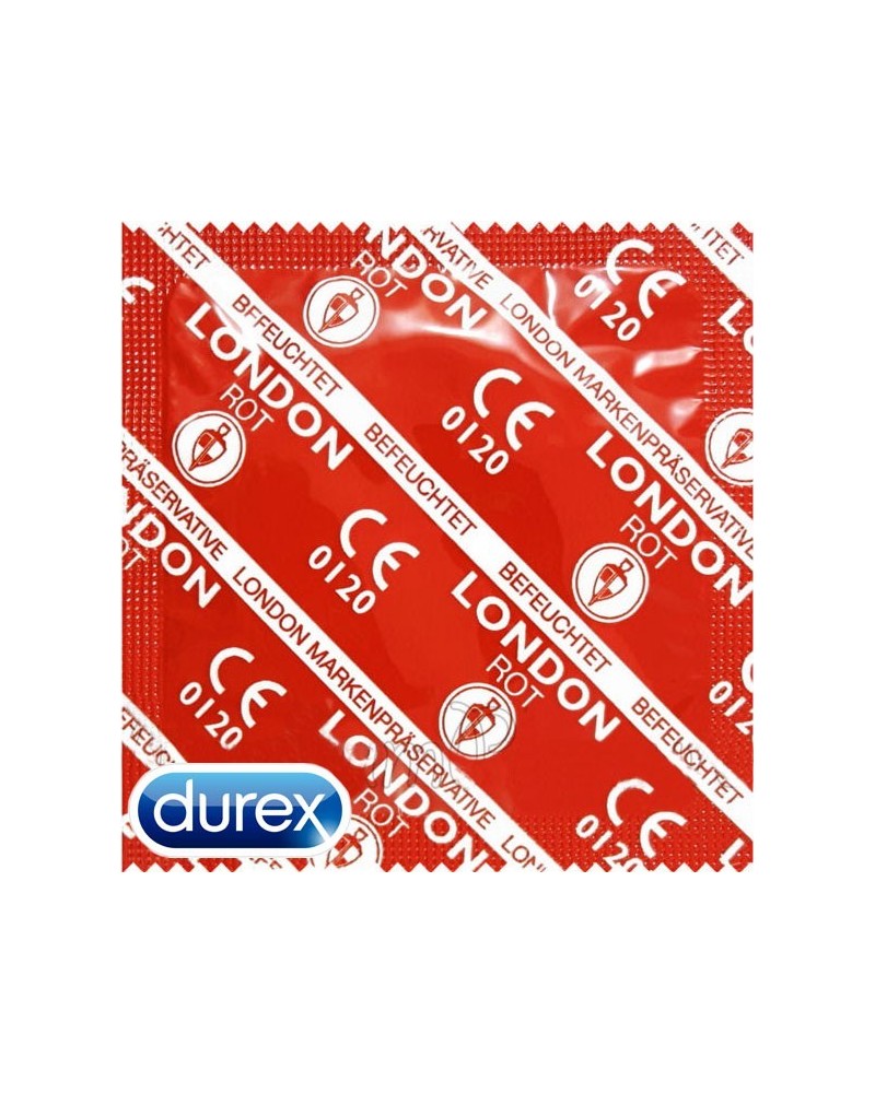 PrEservatifs Durex London Fraise x12 pas cher