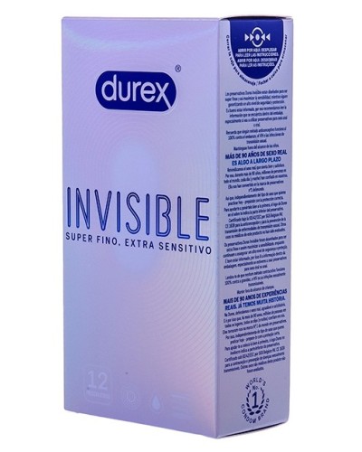 PrEservatifs fins Invisible Durex x12 pas cher