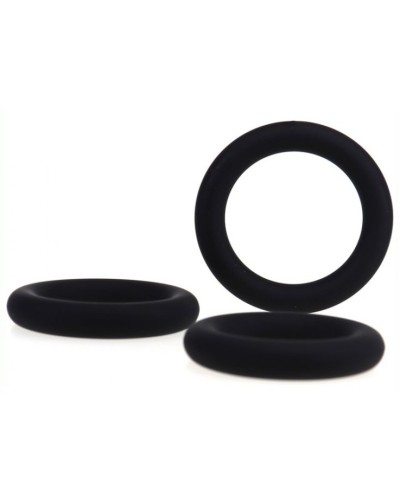 Set de 3 cockrings en silicone pas cher