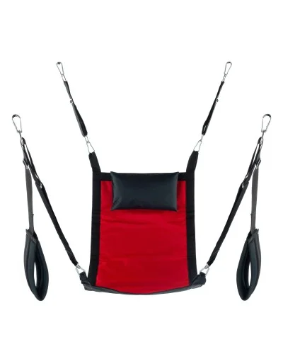 Sling en tissu Rectangle - Set complet Rouge pas cher