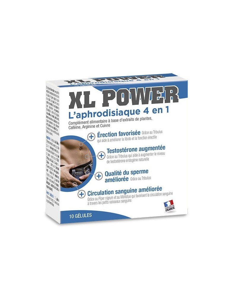 Stimulant Erection XL Power 10 gElules pas cher