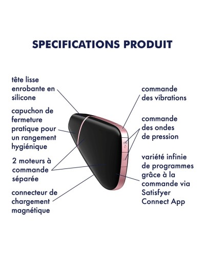 Stimulateur de clitoris connect