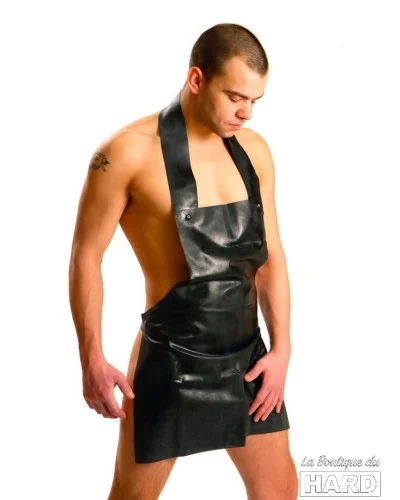 Tablier court en latex pas cher