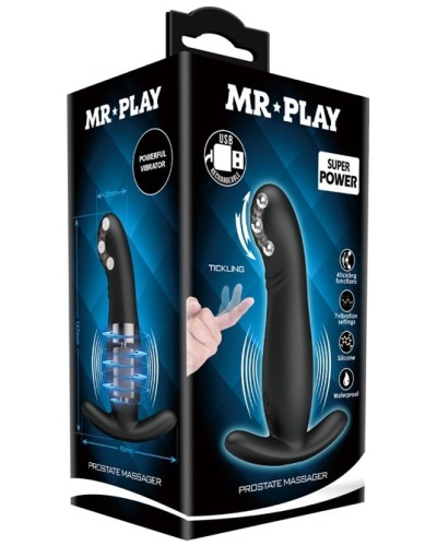 Stimulateur de prostate Tickling DoigtE Mr Play 11 x 3.5cm pas cher