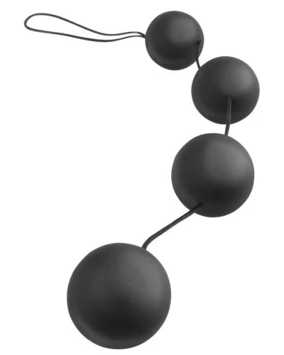 Boules anales Vibro 3.2 cm Noir pas cher