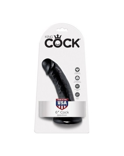 King Cock 15 x 4.5 cm Noir pas cher