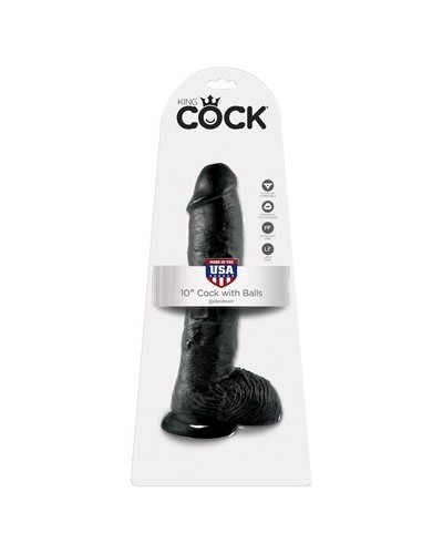 King Cock gode XXL 20 x 5.4 cm Noir pas cher