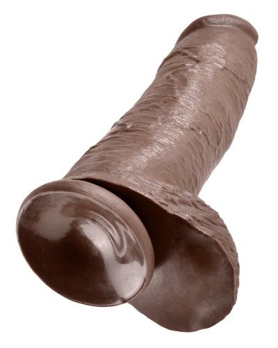 Gros gode King Cock 26 x 7.8 cm Brown pas cher